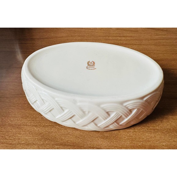 Vintage 8” oval bowl lattice collection by Lenox - Picture 8 of 10